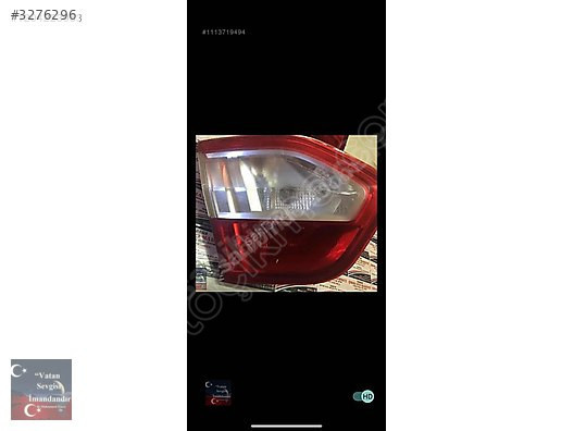 RENAULT FLUENCE İÇ SOL STOP 26555004R