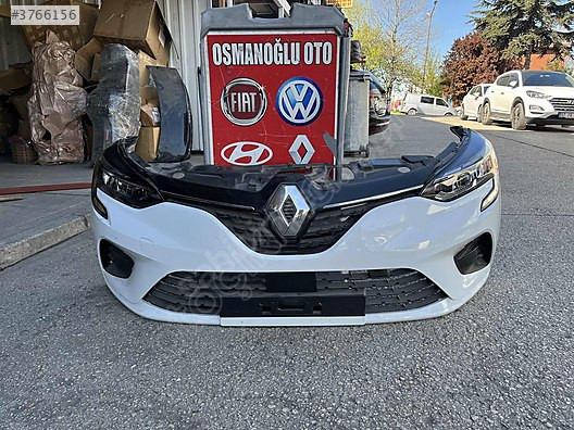 RENULTE CLIO 5 ÖN TAMPON DOLU BEYAZ HATASIZ