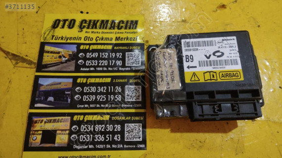 Renault Megane 3 ve Fluence için 285581920R Airbag Beyni