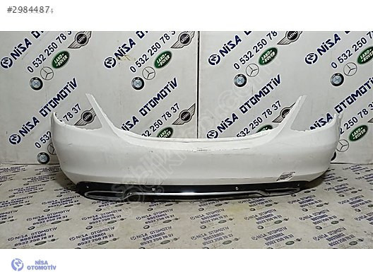 MERCEDES C SERİSİ W205 KASA ARKA TAMPON MAKYAJSIZ DOLU ORJ BEYAZ