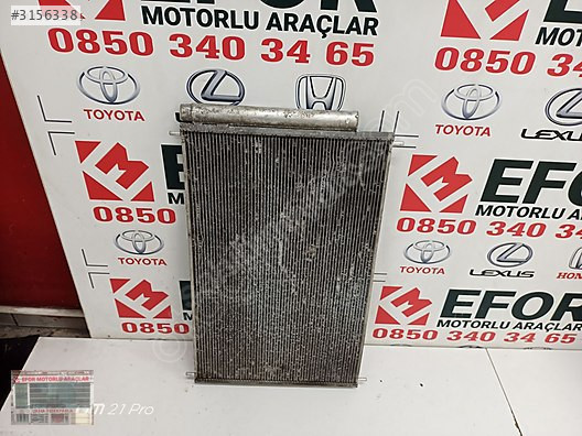 TOYOTA COROLLA KLİMA RADYATÖRÜ ÇIKMA ORİJİNAL PARÇA 2007-2012
