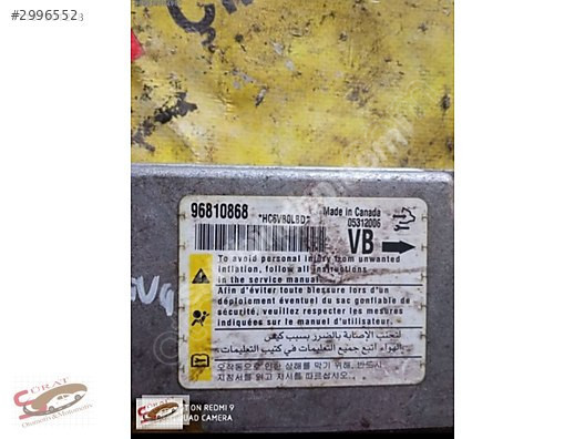 CHEVROLET CAPTİVA AİRBAG BEYNİ 96810868