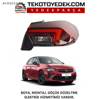CORSA F ARKA DIŞ LEDLİ STOP SAĞ SOL 2019 2020 2021 2022 2023