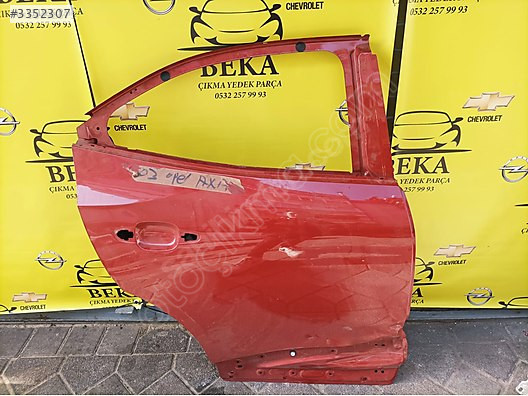 OPEL MOKKA B SAĞ ARKA KAPI KIRMIZI ÇIKMA ORJİNAL YEDEK PARÇA