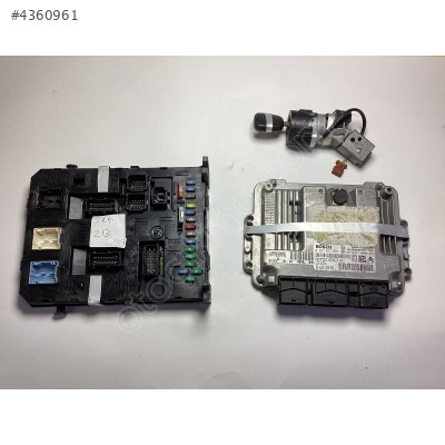 Peugeot 307 1.6 Motor Beyni Komple Seti 0281011863 EDC16C3