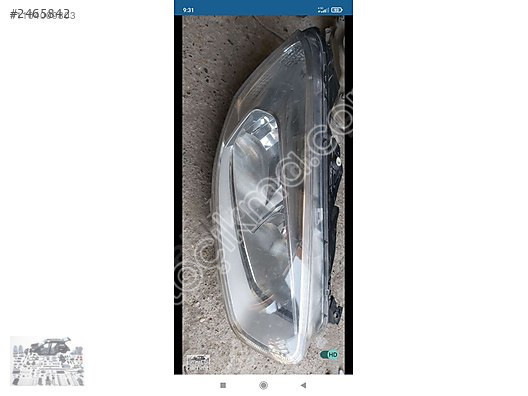 Ford Tourneo Courier sağ far sol far