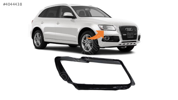 8R0941044CCAM AUDI Q5 2013 SAĞ FAR CAMI SIFIR