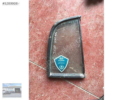 OTO CEM DEN ÇIKMA HYUNDAİ GETZ SAĞ ARKA KELEBEK CAMI VE FİTİLİ