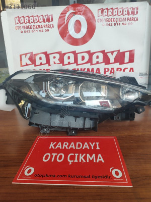 Fiat Egea 2016-2020 motorlu beyaz citali LED parkli sağ far