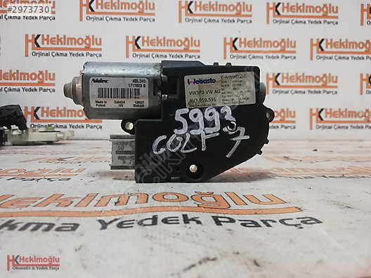 8V3959591 VW GOLF 7 LEON AUDI A3 SUNROOF MOTORU