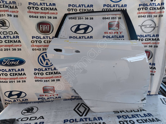 Hyundai i20 sağ arka kapı orijinal 2020 2023 güç hasarlı