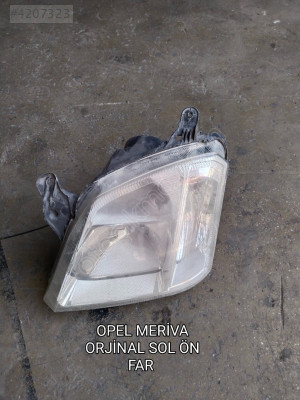 OPEL MERİVA ORJİNAL SOL ÖN FAR AZ HASARLI 2003-2010