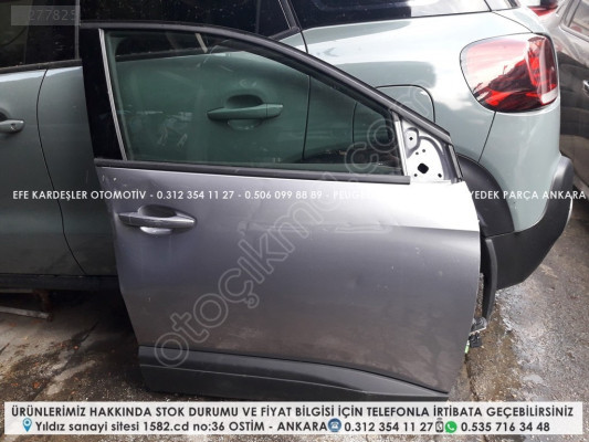 Peugeot 3008 suv çıkma sağ ön kapı