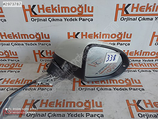 VW PASSAT B8 ORJİNAL KAPI AYNASI SAĞ ELEKTRİKLİ SİNYALLİ MANUEL