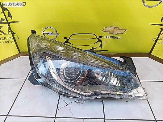 OPEL ASTRA J COSMO SAĞ FAR ÇIKMA ORJİNAL ÇIKMA ORJİNAL YEDEK