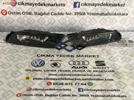 SKODA SUPERB SİS FARI 2015-2018 3V0941699A 3V0941700A