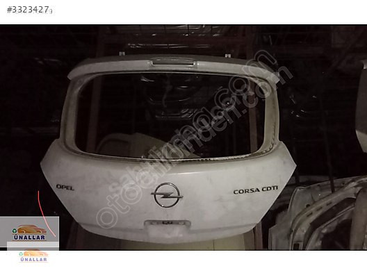 CORSA D BAGAJ KAPAĞI ÜNALLAR OTO YEDEK PARÇADA