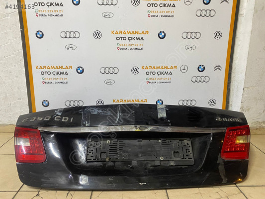 MERCEDES E350 BAGAJ KAPAĞI ORJİNAL DOLU