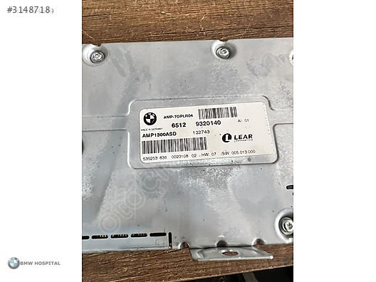 BMW F12 6 SERİSİ BANG OLUFSEN AMFİ