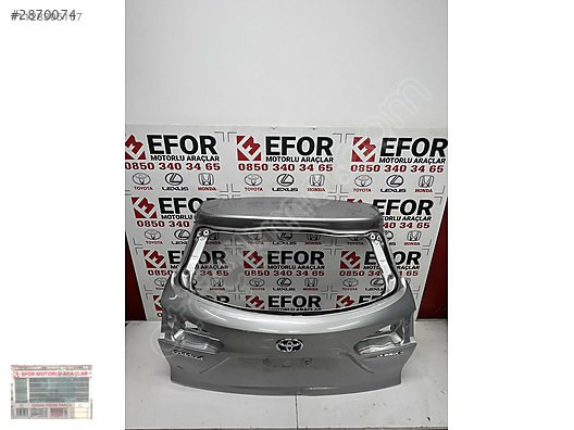 TOYOTA COROLLA CROSS BAGAJ KAPAĞI ORJİNAL YEDEK PARÇA 22-23