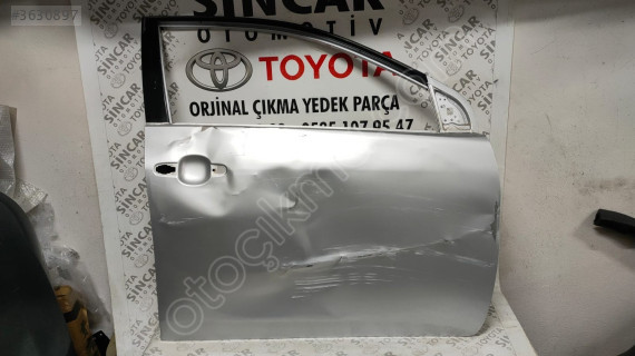 TOYOTA COROLLA 2007 2012 SAĞ ÖN KAPI ÇIKMA ORJİNAL