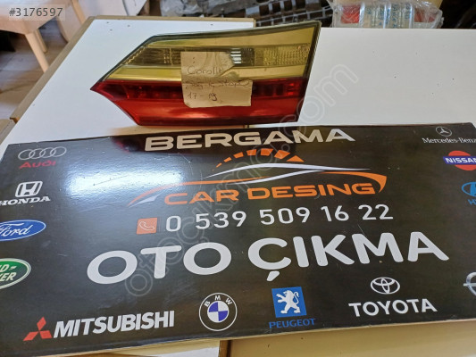 TOYOTA COROLLA SAG IC ARKA STOP SIFIR