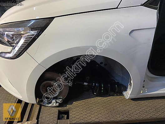 RENAULT CLIO 5 SÖKME BEYAZ SOL ÖN ÇAMURLUK VE DİĞER PAR