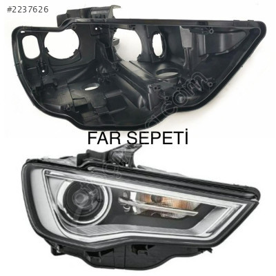 AUDİ A3 XENON SAĞ FAR KASASI SIFIR 2013-2016 UYUMLU