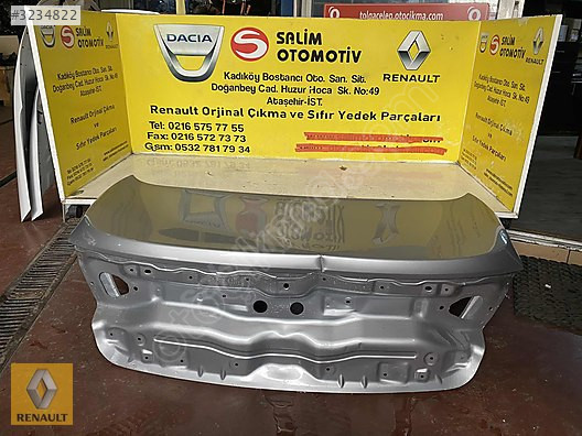RENAULT MEFGAN 4 ÇIKMA ORJİNAL GRI BAGAJ KAPAĞI VE DİĞER PARÇALA