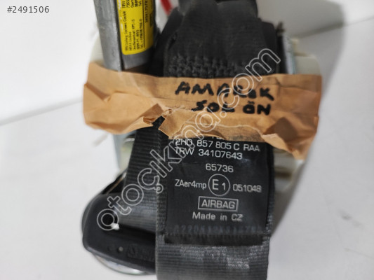2H0857805C AMAROK SOL ÖN EMNİYET KEMERİ