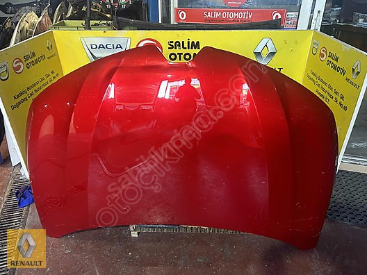 RENAULT CLİO 5 MOTOR KAPUTU KIRMIZI 2022 2023 MAKYAJLI KASA