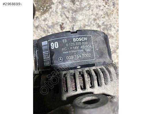 MERCEDES ŞARJ DİNAMOSU -0091543002 BOSCH MARKA ORJİNAL