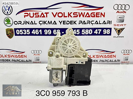 VOLKSWAGEN JETTA SOL ÖN ÇIKMA CAM MOTORU KARTLI 3C0 959 793 B
