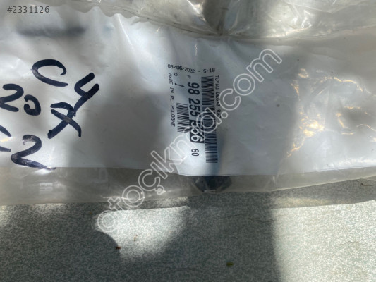 9825555680 CİTROEN C4 EK DEPO SU HORTUMU SIFIR ORJ