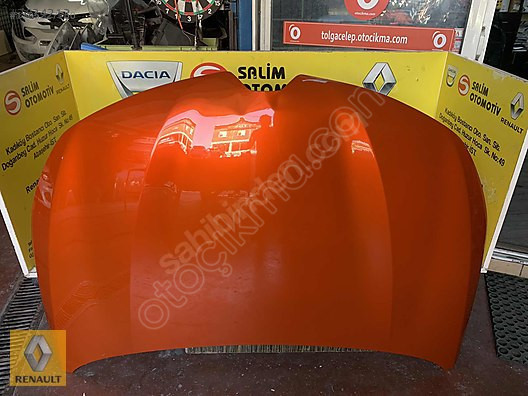 RENAULT CLİO 5 MOTOR KAPUTU TURUNCU ORJİNAL ÇIKMA YEDEK PARÇA