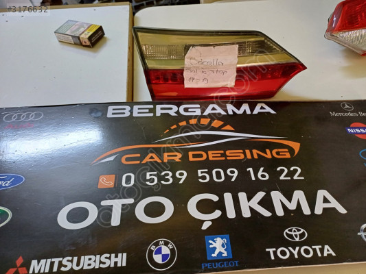 TOYOTA COROLLA SOL  IC ARKA STOP 17-19 UYUMLU SIFIR