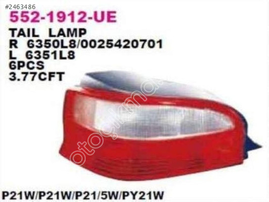 SAXO STOP ARKA SOL 99-02 CİTROEN 6351L8