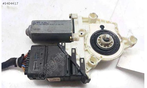 0536006001 VOLKSWAGEN GOLF 6 SOL ÖN CAM MOTORU ORİJİNAL ÇIKMA