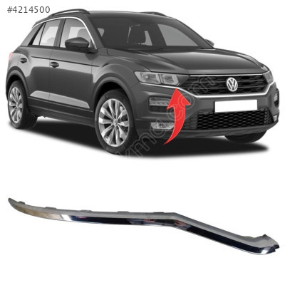 Vw T-Roc Ön Tampon Süs Çıtası Sağ 2018-2021 2GA853712A