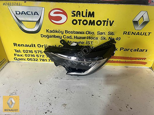 Orjinal Çıkma Renault Clio 5 Sol Far - Salim Otomotiv