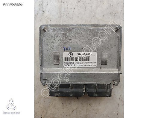 Skoda Fabia 1.4 Motor Beyni 047906033E - 5WP4420210 - SIMOS3