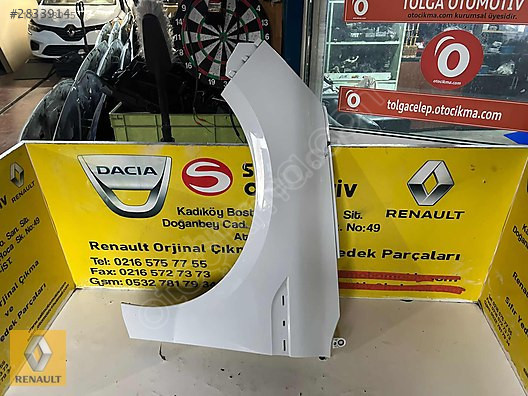 Renault Megane 4 Orjinal Sol Ön Çamurluk ve Çıkma Parçaları