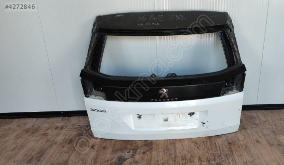 PEUGEOT 3008 BEYAZ BAGAJ KAPAĞI ORJINAL AZ KUSURLU