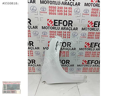 TOYOTA YARİS SAĞ ÖN ÇAMURLUK ÇIKMA ORJİNAL YEDEK PARÇA 20-24