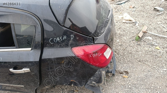 OPEL CORSA D SOL ARKA ÇAMURLUK ÇIKMA ORJİNAL