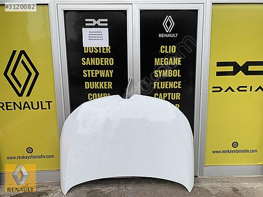 RENAULT MEGAN 4 MOTOR KAPUTU BEYAZ ORJİNAL ÇIKMA PARÇA RENKAY