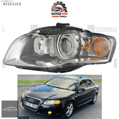 AUDİ A4 ÖN FAR SAĞ SOL 2005 2006 2007 2008 / SIFIR