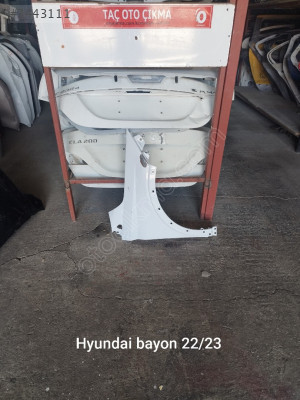 Hyundai bayon çıkma sağ ön çamurluk