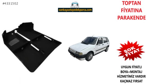 FİAT UNO TABAN HALISI SIYAH   SIFIR  DTF13080000