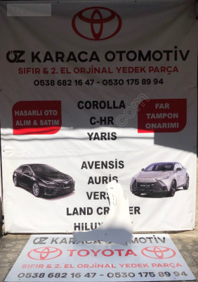 2020-2025 TOYOTA YARIS ÇIKMA ORJINAL SOL ÖN ÇAMURLUK